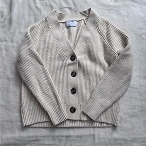 Old Navy Women's Beige Button-Up Cardigan